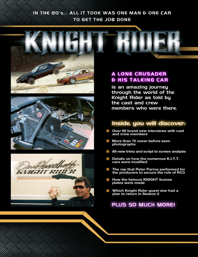 Knight Rider: 30 Years of A Lone Crusader and His Talking Car (2012 Edition) SIGNED