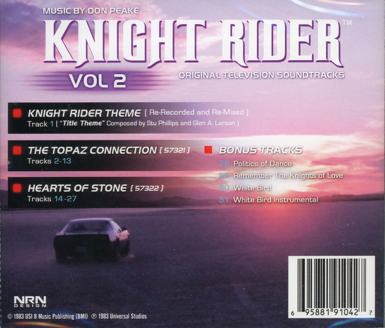 Don Peake – Knight Rider - Vol 2 (Original Television Soundtrack)