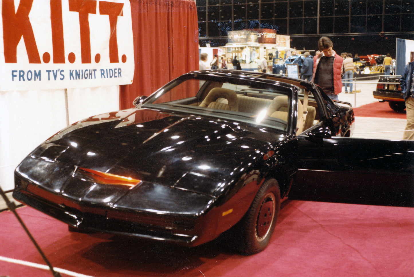 Boucle audio d'affichage du salon automobile KITT des années 1980