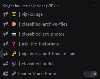 Knight Rider Insider – VIP Discord Access