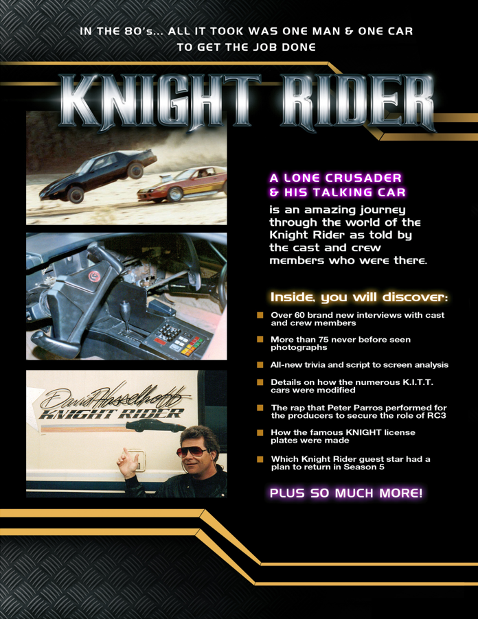 Knight Rider: A Lone Crusader and His Talking Car (2025 Edition) SIGNED & NUMBERED! *PRE-ORDER*