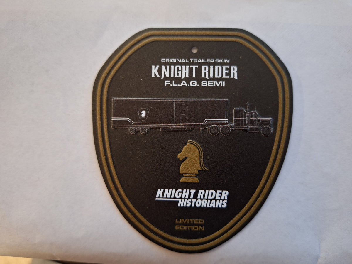 Knight Rider Rear Tag Knight Rider Historians | Props, Collectibles & Fan Merch – KRH Media ...