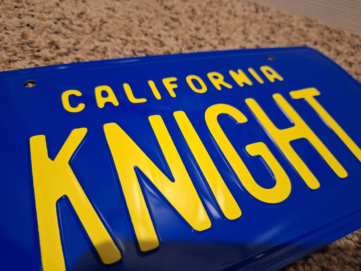 Screen Accurate KNIGHT License Plate (Season 4 Variation)