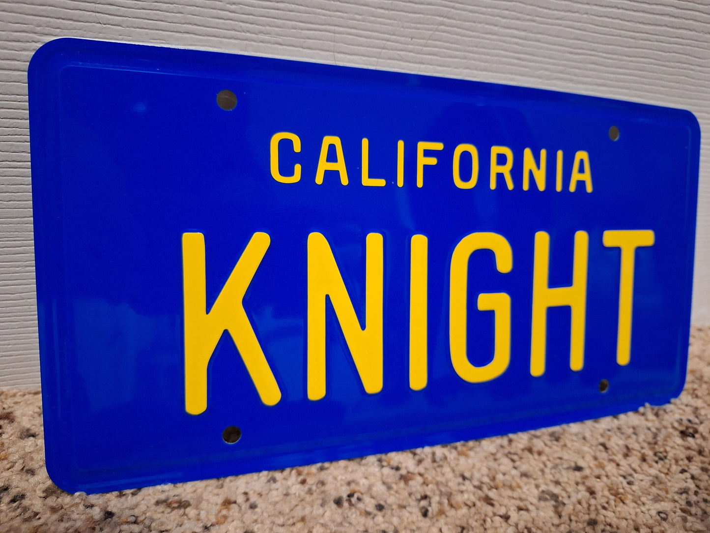 Screen Accurate KNIGHT License Plate w/Tags (Season 2/3 Variation)