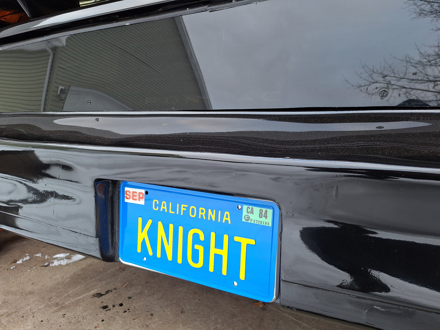 Screen Accurate KNIGHT License Plate w/Tags (Season 2/3 Variation)