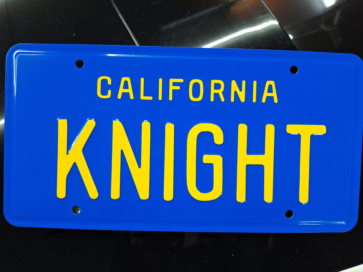 Screen Accurate KNIGHT License Plate w/Tags (Season 2/3 Variation)