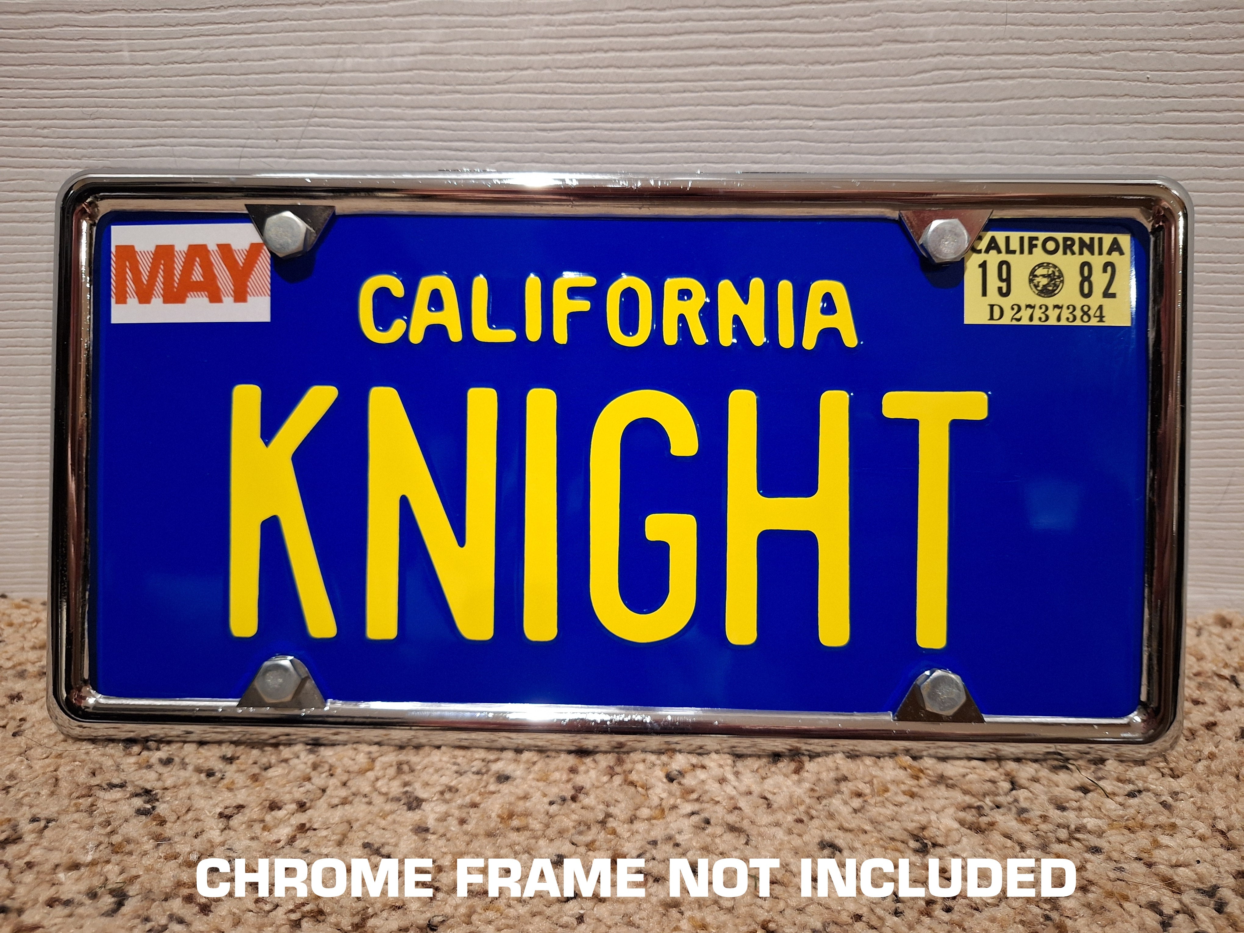 Knight Rider Rear Tag Knight Rider Historians | Props, Collectibles & Fan Merch – KRH Media ...