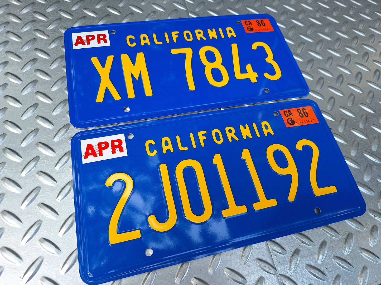Screen Accurate Knight Rider Semi License Plate Set w/Tags