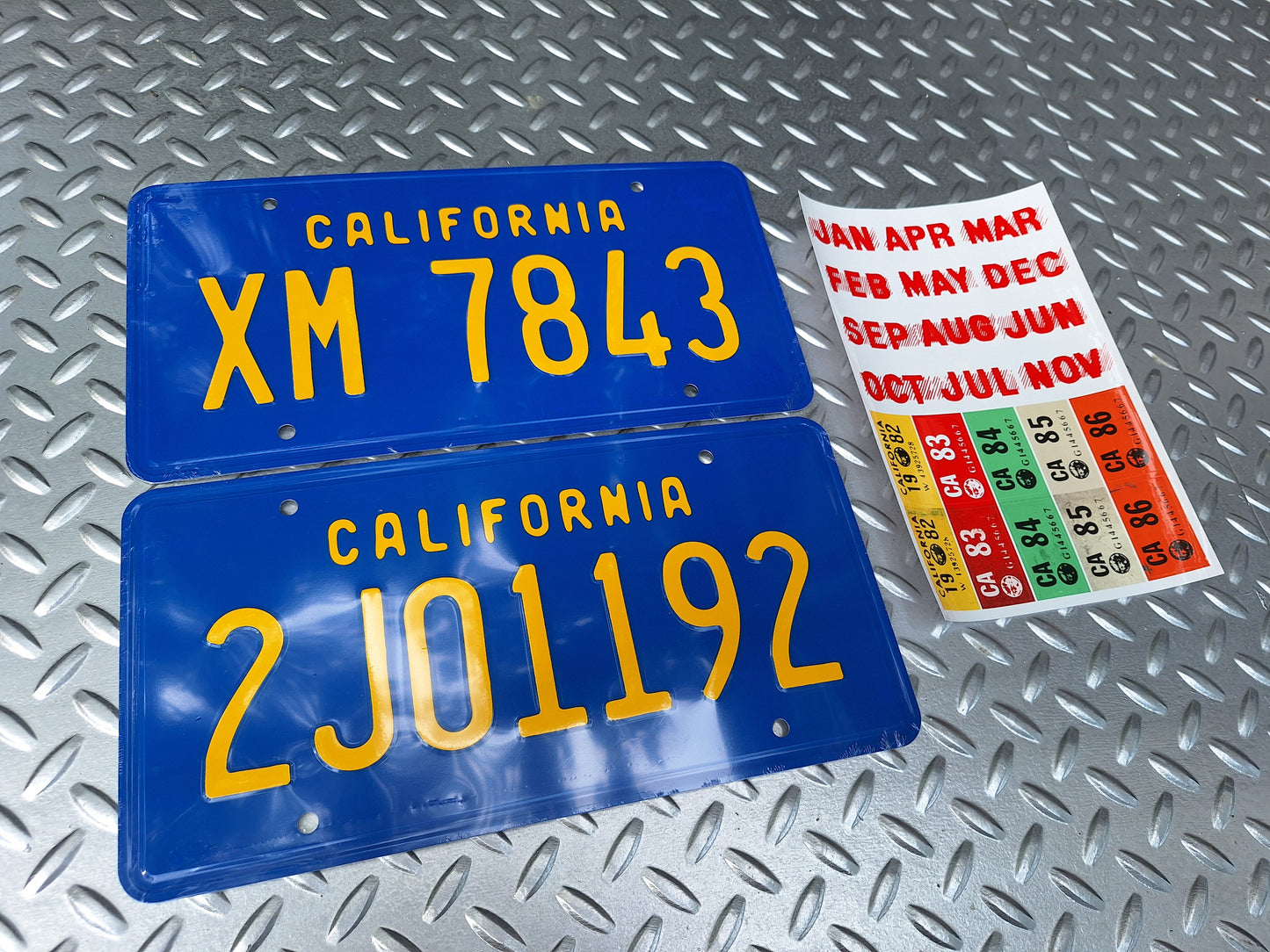 Screen Accurate Knight Rider Semi License Plate Set w/Tags