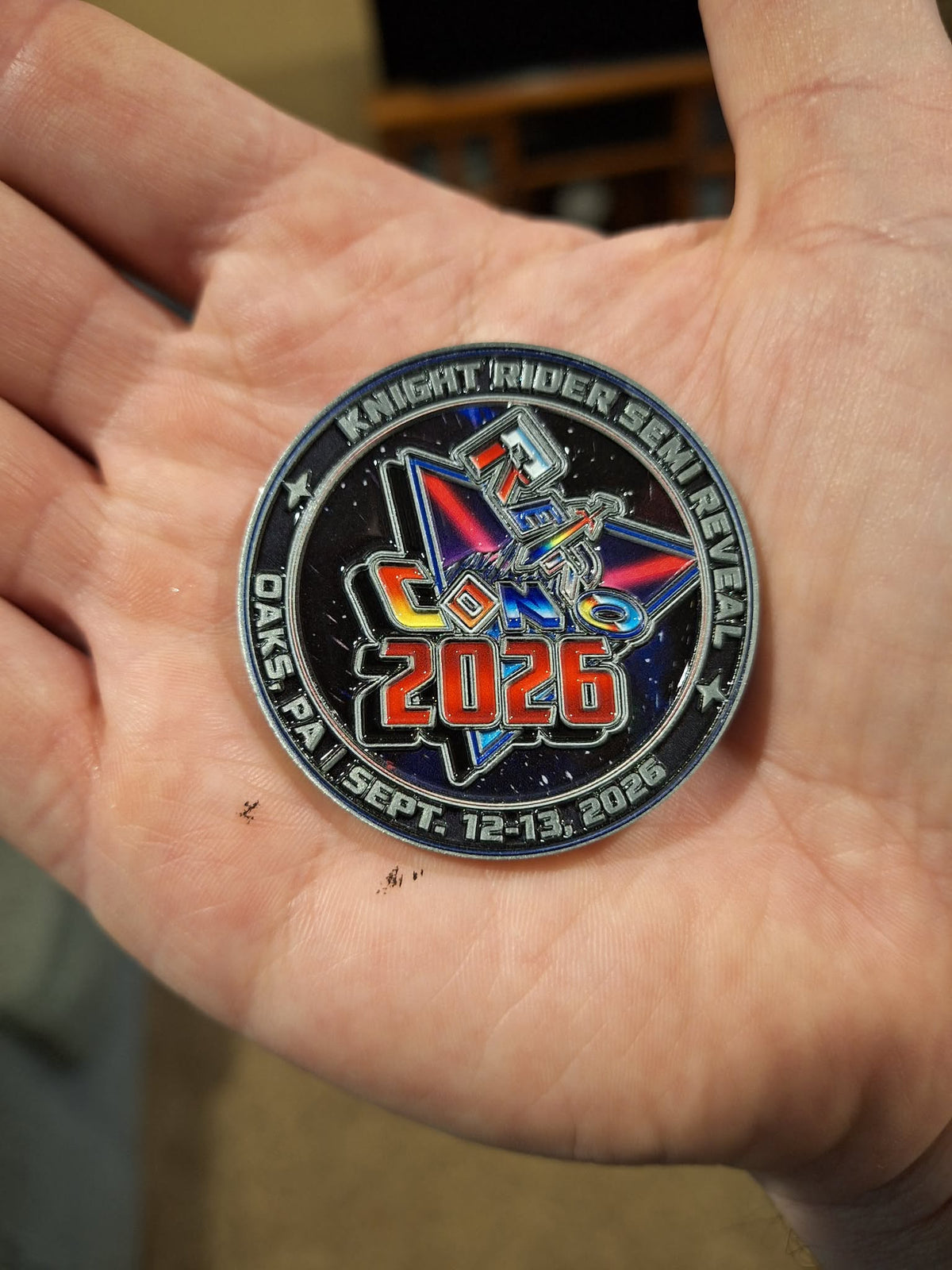 FLAG Semi Retrocon Reveal Challenge Coin (2026)