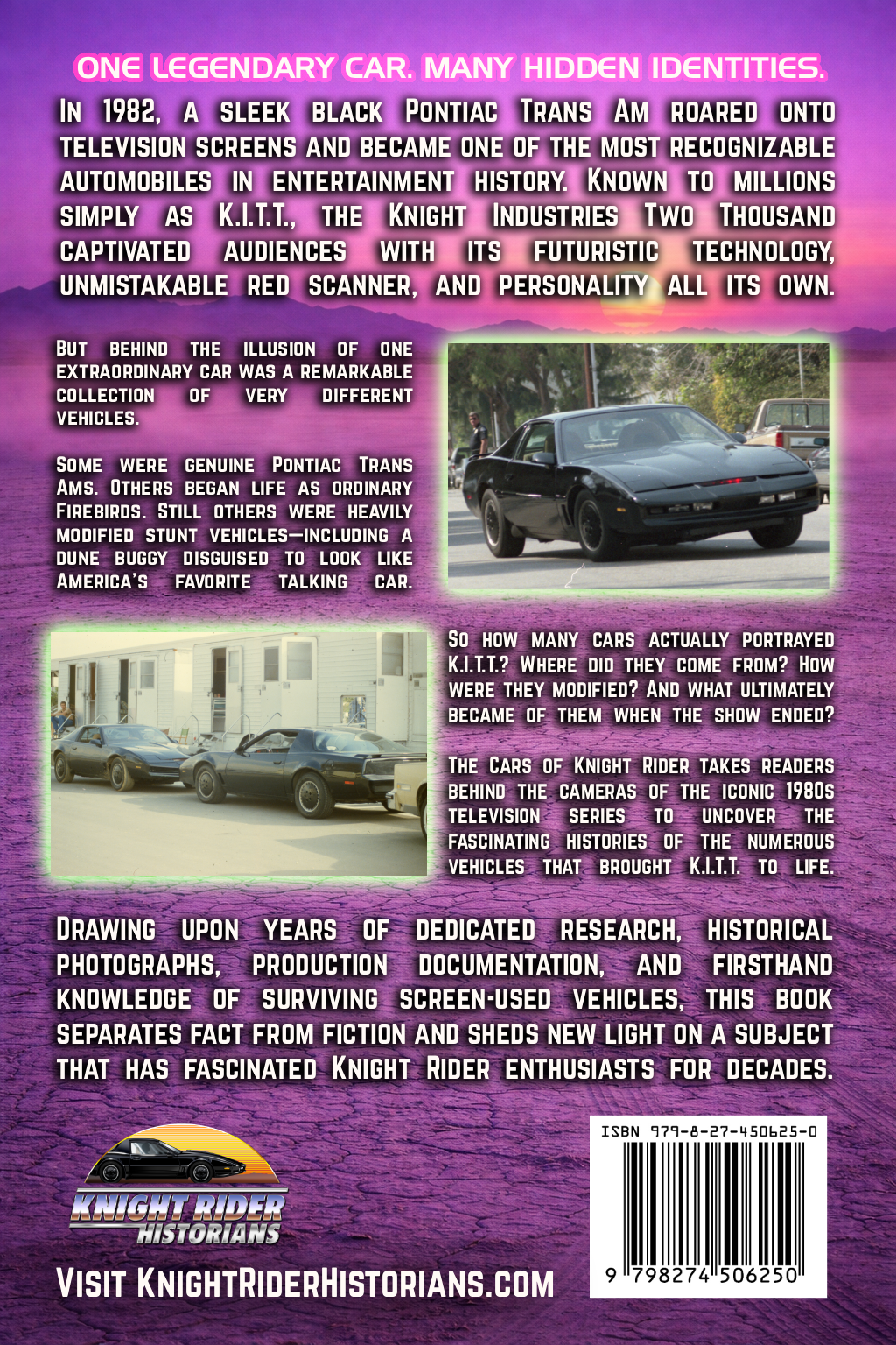 The Cars of Knight Rider: A History of the Original K.I.T.T. Cars (Paperback, 2026) PRE-ORDER