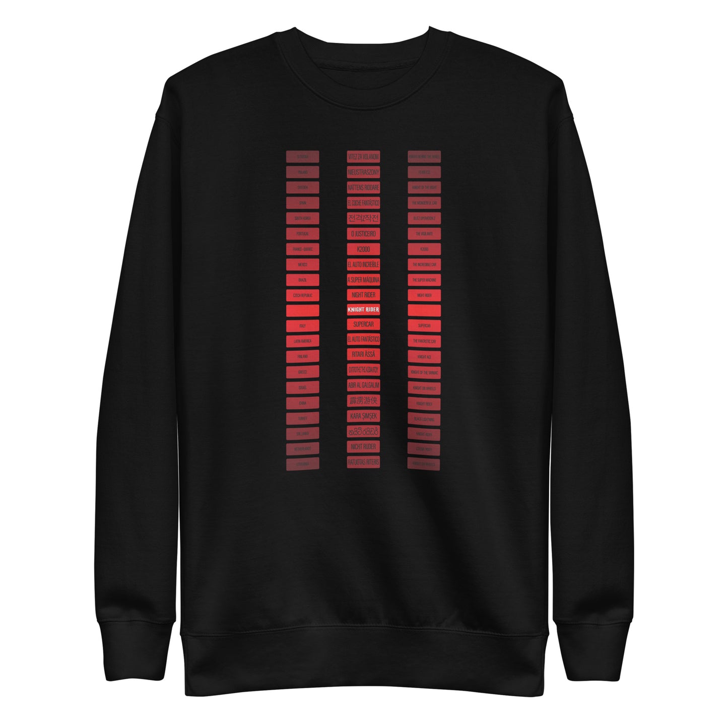 Knight Rider Knations Unisex Premium Sweatshirt