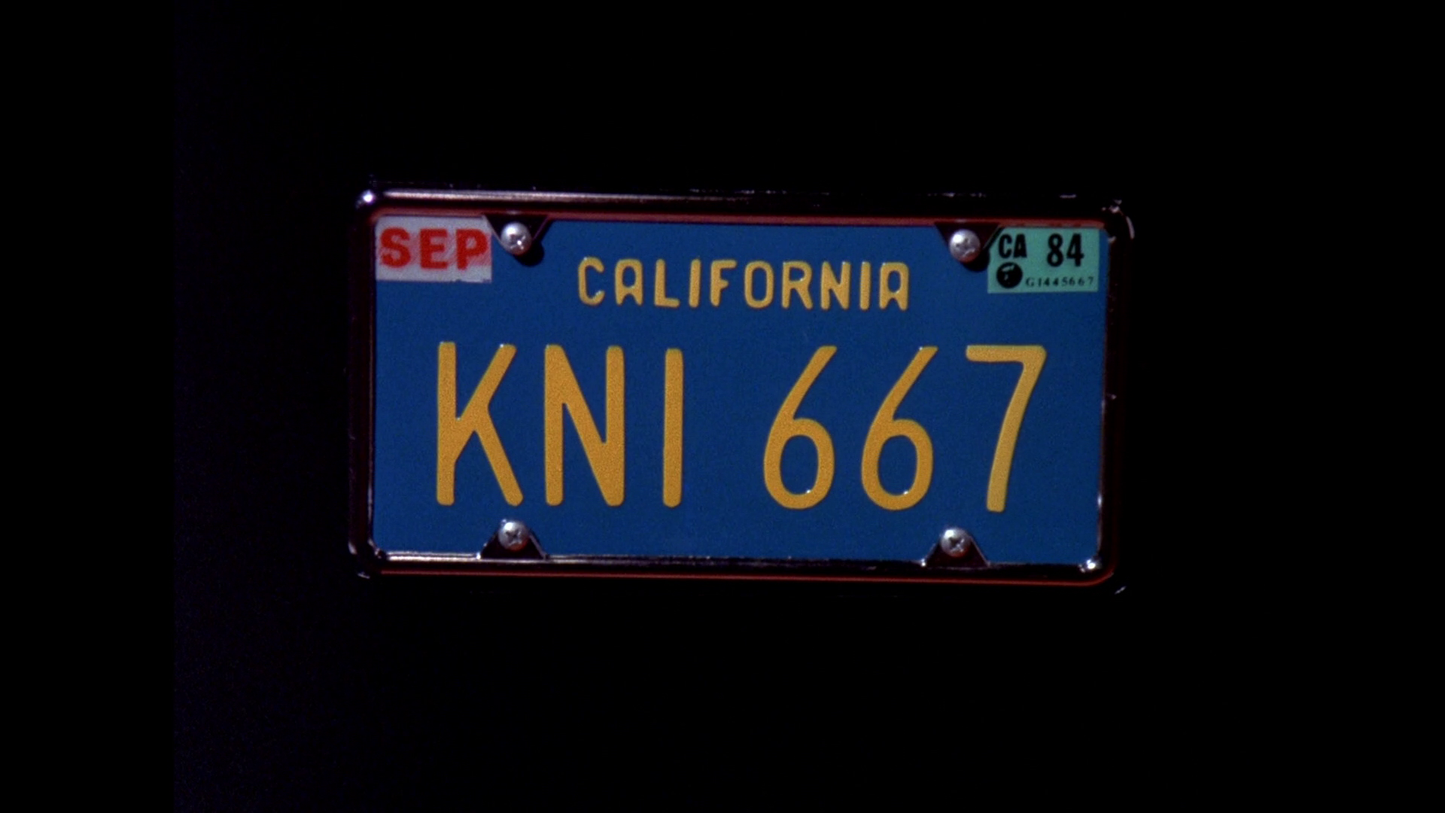 Screen Accurate KNI 667 License Plate w/Tags